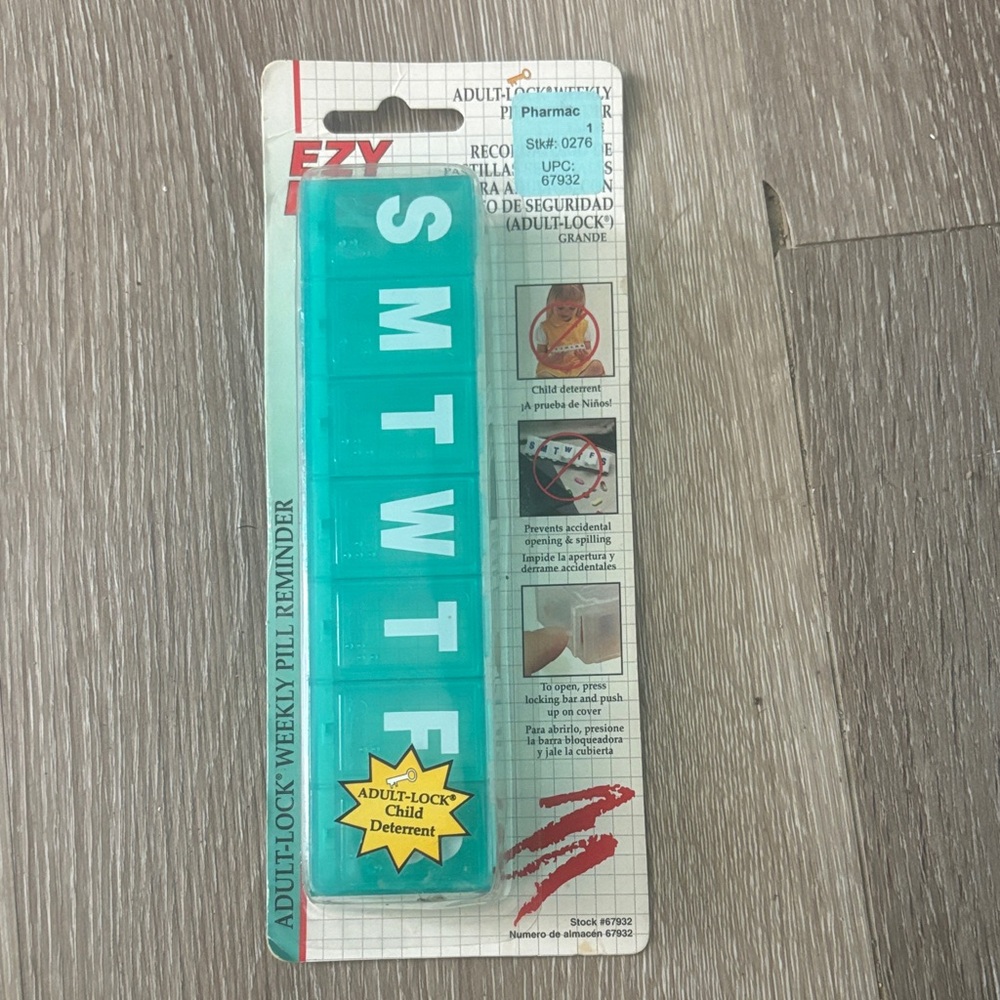 Weekly Pill Organizer - Teal
